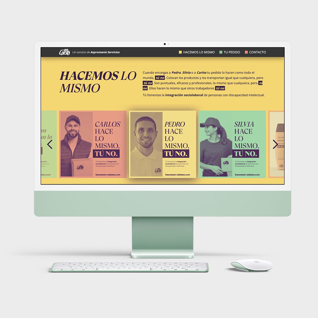 web para Aspromanis por Agencia Andar en Málaga